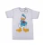 Disney Heren Donald Duck Boos T-Shirt (Heide Grijs)