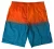 Dolce & Gabbana Oranje Blauw Gradiënt Strandkleding Zwemshorts
