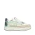 Braqeez 426177-403 Meisjes Lage Sneakers – Groen – Leer – Veters