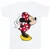 Disney Meisjes Minnie Mouse Split Kiss Katoenen T-Shirt (Wit)