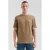 QS jersey regular T-shirt bruin