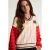 LOOXS 10sixteen rechtvallende gestreepte sweater met backprint – ecru
