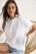 Bloemenprint T-shirt met ronde hals en accessoire-detail
