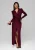 Ombre Avondjurk  bordeaux