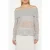 10DAYS Thin Off Shoulder Sweater Light Grey Melee