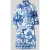 Christian Berg Woman relaxed fit klein in knielengte met all-over motiefprint
