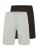 !Solid Broek ‘Coline’  lichtgrijs / zwart