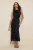 TRENDYOLMİLLA Dames Zwart Bloemen Maxi Mouwloos Stijlvol/Avond Zeemeermin Jurken