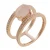 Orphelia Dames 925 Sterling Zilveren Ring – Roze ZR-7122/RG
