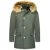 Enos Lange parka jas met bontkraag