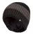 Heat Holders – Thermische gestreepte wintermuts voor heren – Zwart