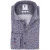 R2 overhemd blauw print katoen semi-wide spread boord