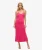 Jersey Jurk met Open Achterkant Roze