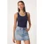 Getailleerde Katoenen U-Hals Tanktop