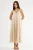 V-hals Midi Slipdress