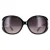 Salvatore Ferragamo SF668 001 zwart taupe bruin gradiënt zonnebril