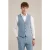 We Fashion Waistcoat Greyish Blue