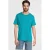 Anytime T-shirt cyaan