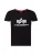 ALPHA INDUSTRIES Shirt  zwart / wit