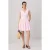 TRENDYOLMİLLA Dames Roze Effen Kort / Mini Mouwloos Skater Jurken