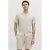JJ REBEL relaxed casual overhemd beige