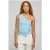 Urban Classics Ladies Asymmetric Top Balticblue