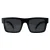 Prada PR19WS 1AB5S0 zwarte donkergrijze zonnebril