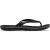 Crocs Crocbrand teenslipper voor heren in zwart-grijs