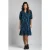 Scotch & Soda Printed Crinkle Mini Dress House Of Mirrors Blue