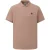 Pretty Green Heren Katoenen Polo Shirt (Donker Beige)