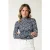 Colourful Rebel Neyo Zebra Peached Turtleneck Top Black/white