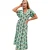 AX Paris Dames/Dames Midi Jurk met Geometrisch Knoopdetail (Veelkleurig)