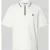 REVIEW regular fit poloshirt met ritssluiting en labelstitching