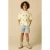 Sissy-Boy gestreepte casual short blauw
