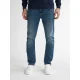 Petrol Industries – Heren Straight Fit Jeans Starling Kalispell – 50% organic cotton – Vintage wash – Blauw –