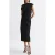 Reiss Paloma Evening Midi Dress Black