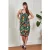Evie Tropical Summer sarong jurk in marineblauw en multi