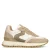 Manfield leren sneakers taupe