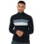 Ted Baker Veller sweatshirt met slanke pasvorm en halve rits voor heren, marineblauw