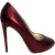 Dolce & Gabbana pumps met reliëf in rood leer