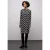 Street One Dames T-shirt jurk met patroon in Zwart