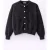 Oversized Jacquard Knopen Cardigan