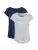 Cellbes of Sweden Top  marine / wit