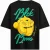 Black Bananas Kinderen Lemon Juice T-shirt, Zwart