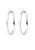 ELLI Oorbellen ‘Emaille’  zilver / wit
