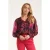 Smashed Lemon 24523 fuchsiapaarse hartjesprint top |