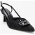 Levia Geweven Pump met Puntige Neus en Slingback