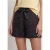 Street One Dames High Waist shorts met paperbag tailleband in Bruin