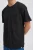 Solid T-shirt zwart