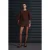 Korte Jacquard Knopen Cardigan